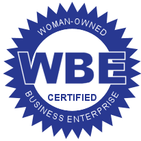 Woman-owned Business Enterprise certification logo for Darrel Lehman Dump Truck Services, LLC.